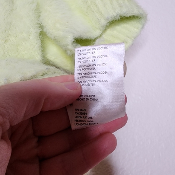 Anthropologie Maeve Eyelash Cropped Polo Sweater XS - Picture 7 of 7